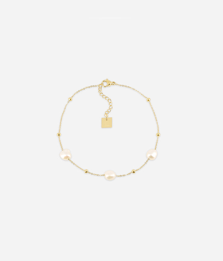 Chaîne de cheville Syracuse (Acier doré)