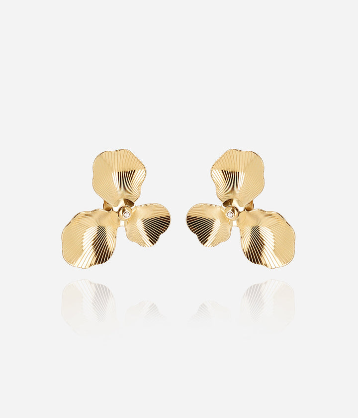 Kayna Earrings (Gold-plated Steel)