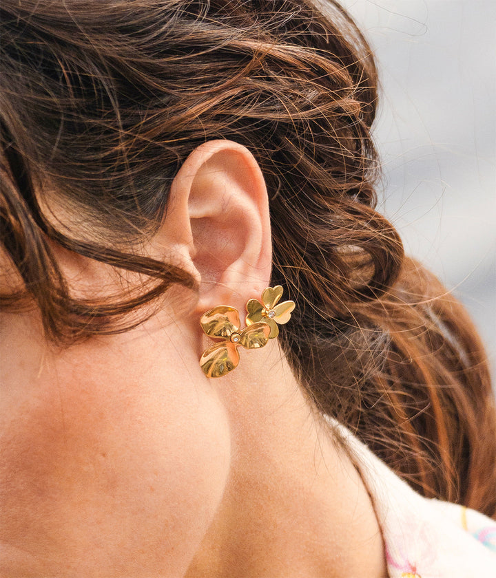 Kayna Earrings (Gold-plated Steel)
